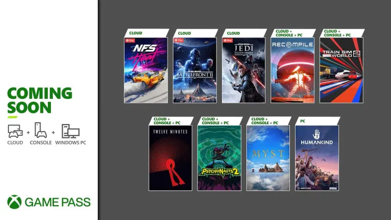 Xbox Game Pass Adding 9 New Games, Starting Today