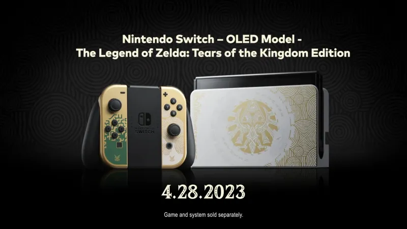 The Legend Of Zelda: Tears Of The Kingdom Switch OLED And Accessories Revealed