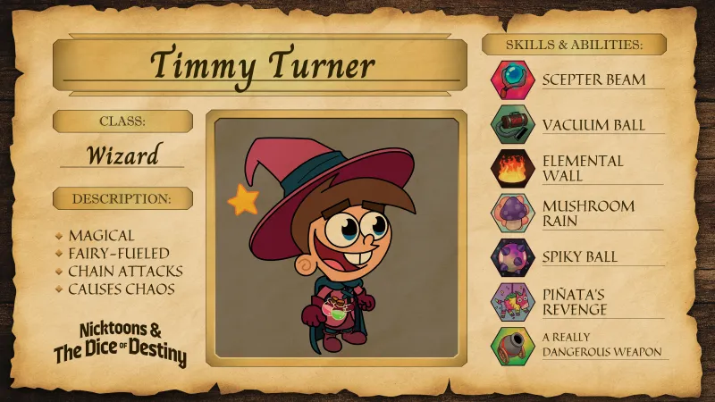 Nicktoons & The Dice of Destiny Timmy Turner Fairly Odd Parents Fair Play Labs GameMill Entertainment