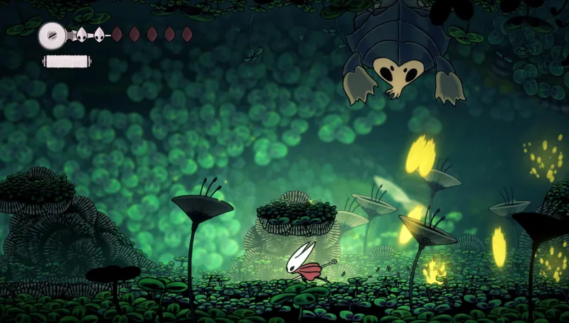 Hollow Knight Silksong First Level Gameplay
