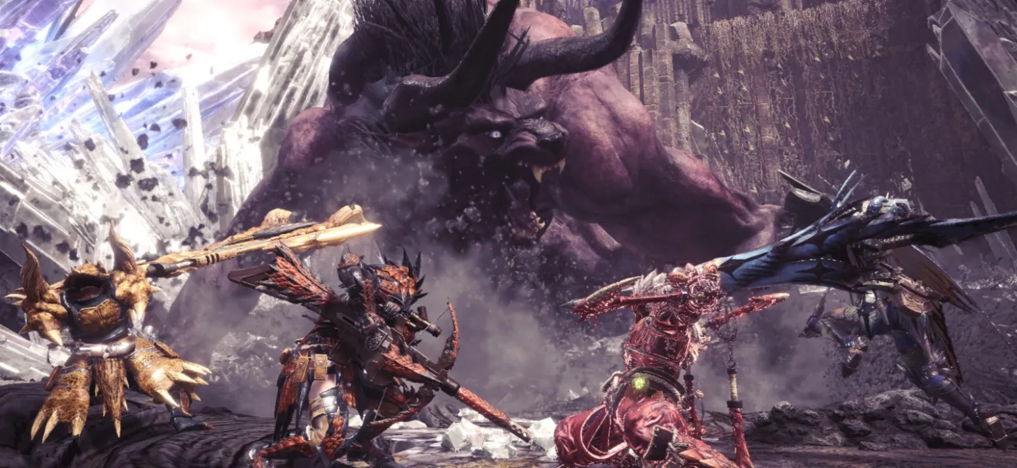 Monster Hunter World Meets Final Fantasy