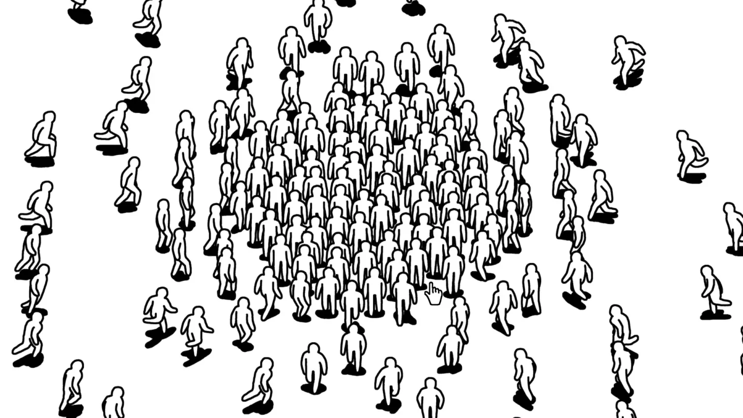 Standing out by blending in
