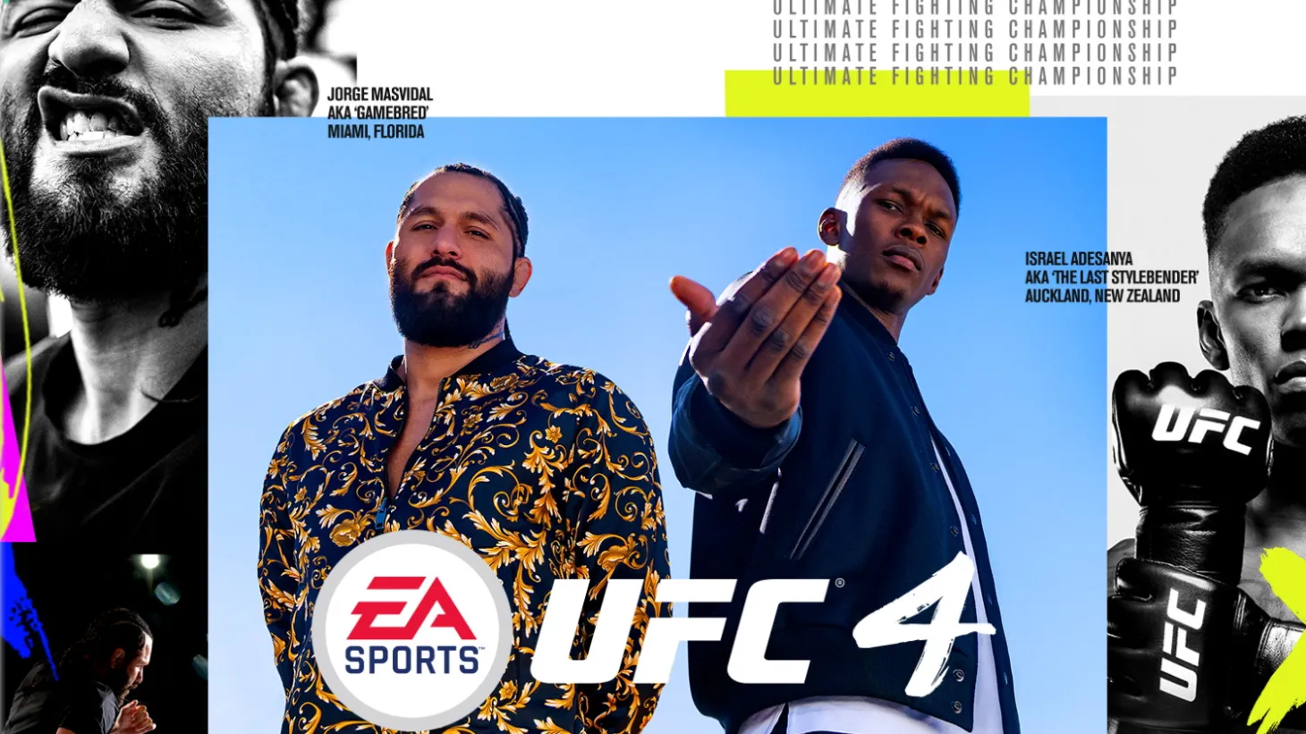 EA Sports UFC 4 Releases In August, Jorge Masvidal And Israel Adesanya Are The Cover Athletes