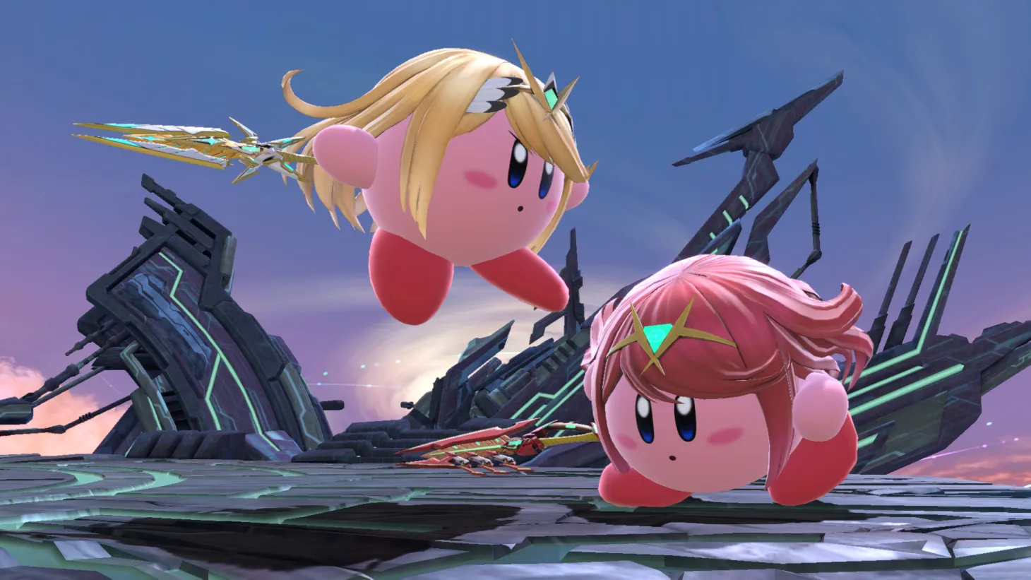 Super Smash Bros. Ultimate Pyra/Mythra Showcase Reveals New Stage, Kirby Copy, And More