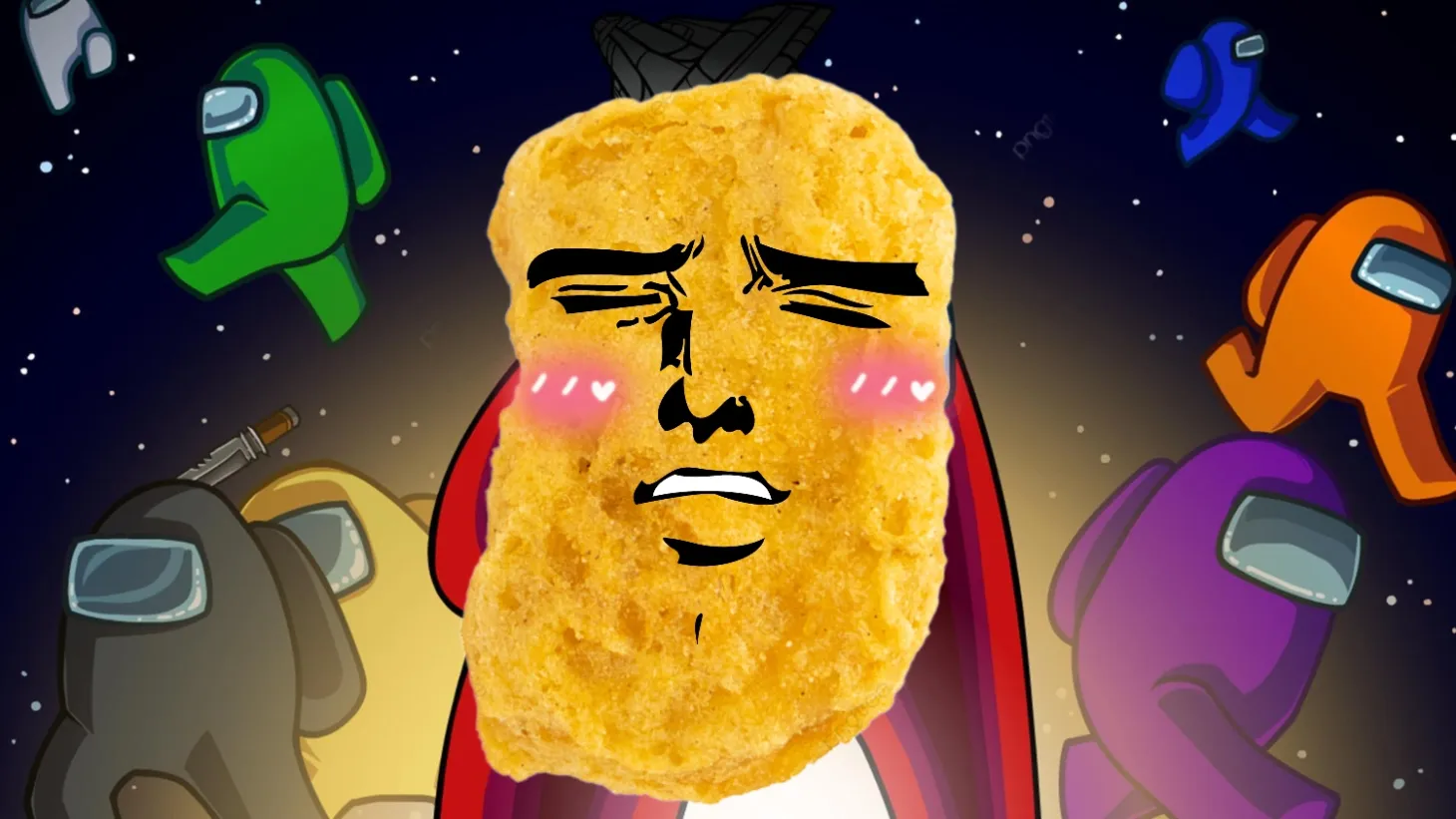 An 'Among Us' Chicken Nuggie Sold For Almost $100,000, Because What Is Life? 