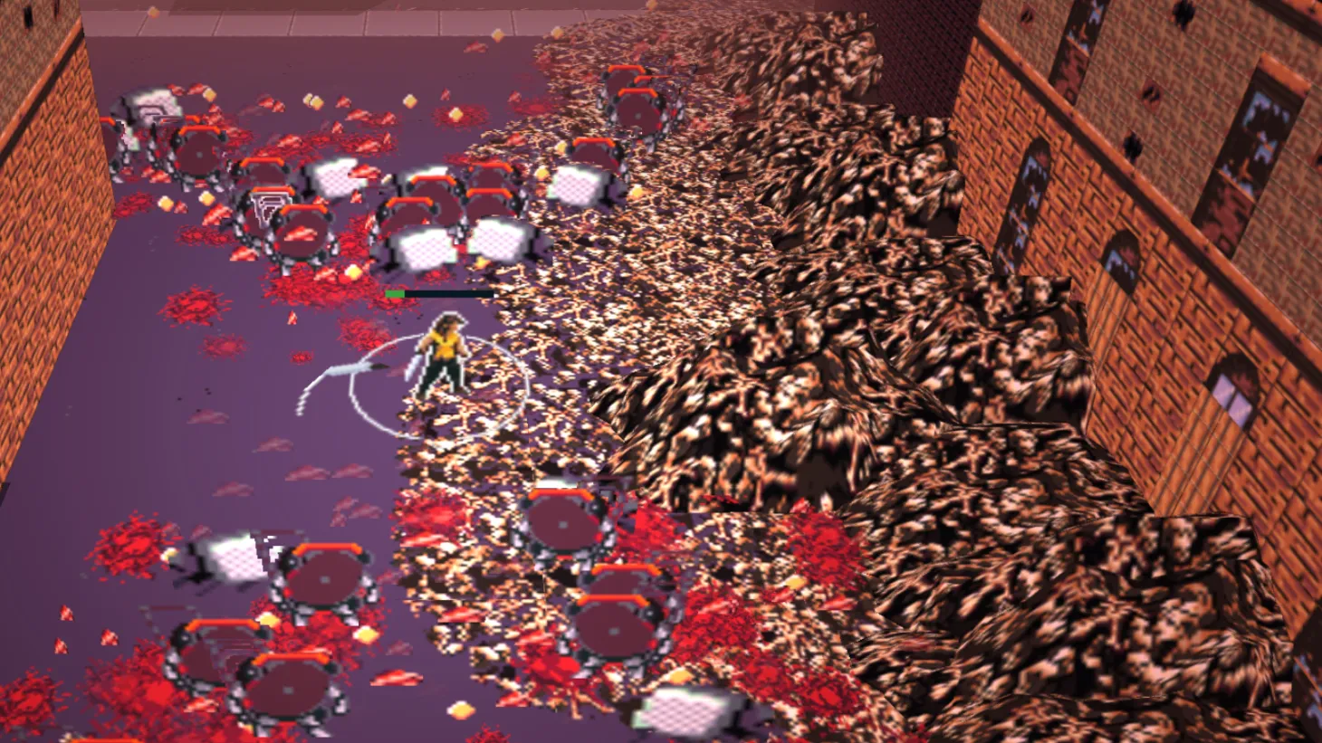 Outer Terror Reveal Vox pop games salt and pixel top down arcade shooter