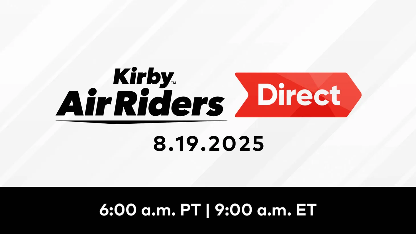 Nintendo Is Holding a 45-Minute Kirby Air Riders Direct On Tuesday
