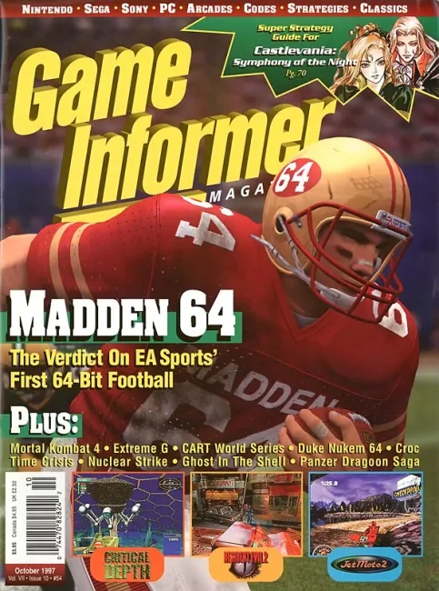 Game Informer Issue 54 – Madden 64