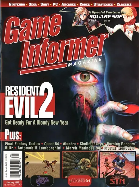 Game Informer Issue 57 – Resident Evil 2