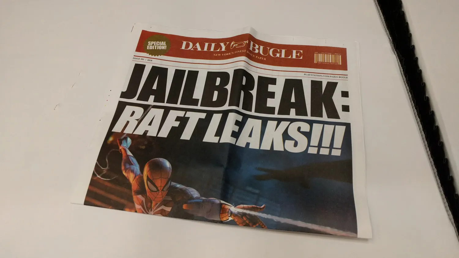They even contain fake issues of the paper. Wait a minute – that's fake news! That's not cool after all!