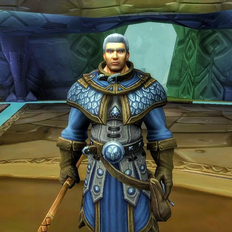 Khadgar's retconned younger appearance to better match the Warcraft movie