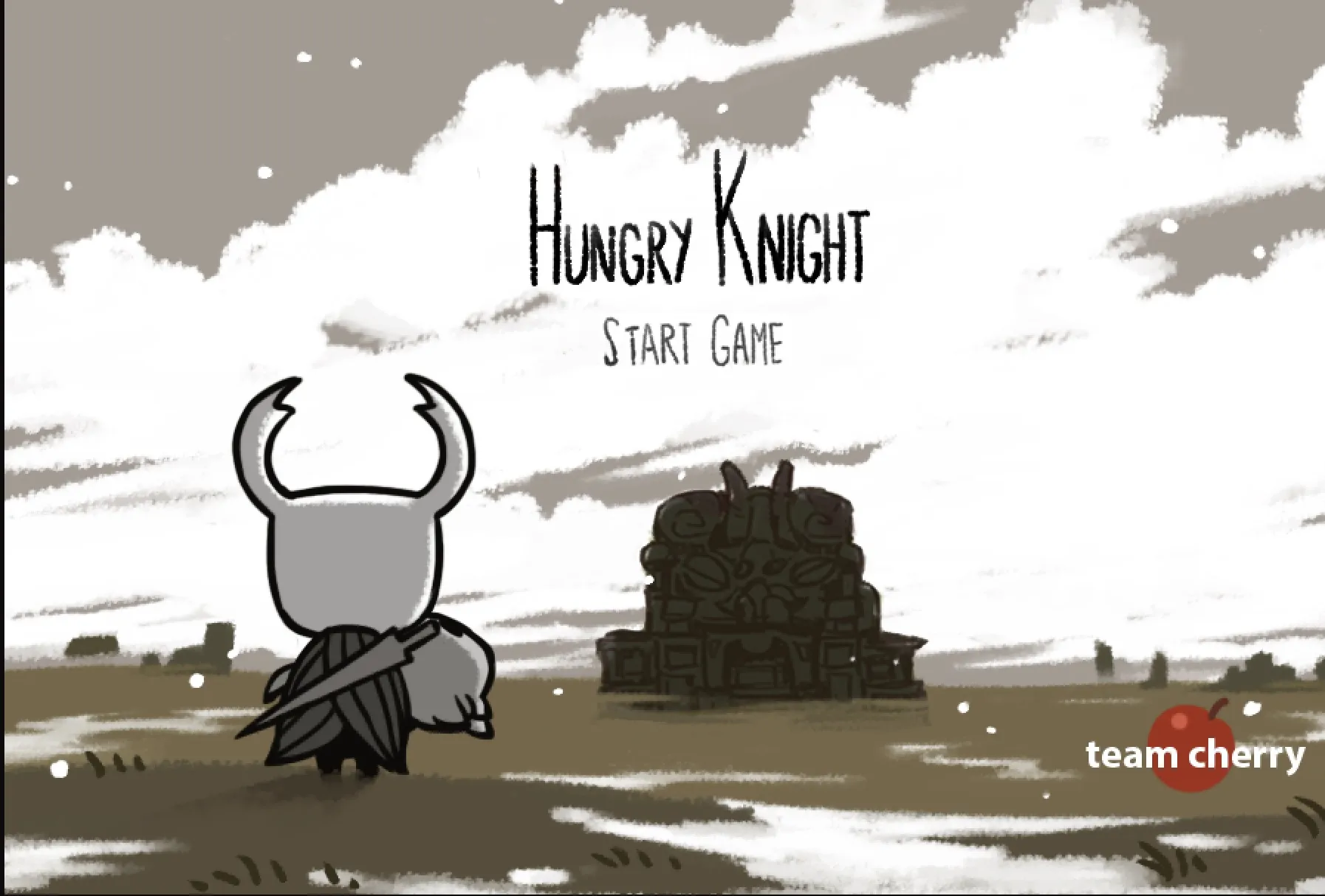 This is Hungry Knight, the unremarkable result of a game jam that nonetheless gave birth to Hollow Knight’s hero 
