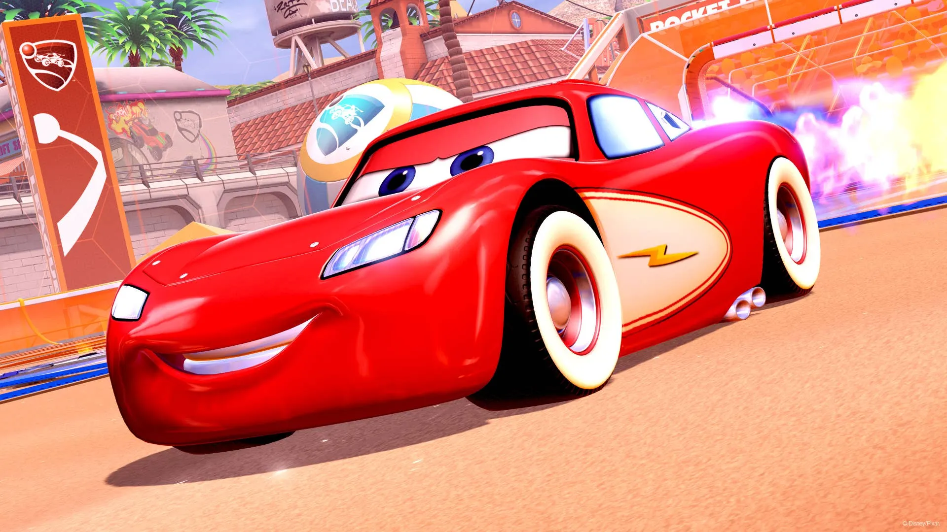Rocket League Lightning McQueen Disney Kachow 