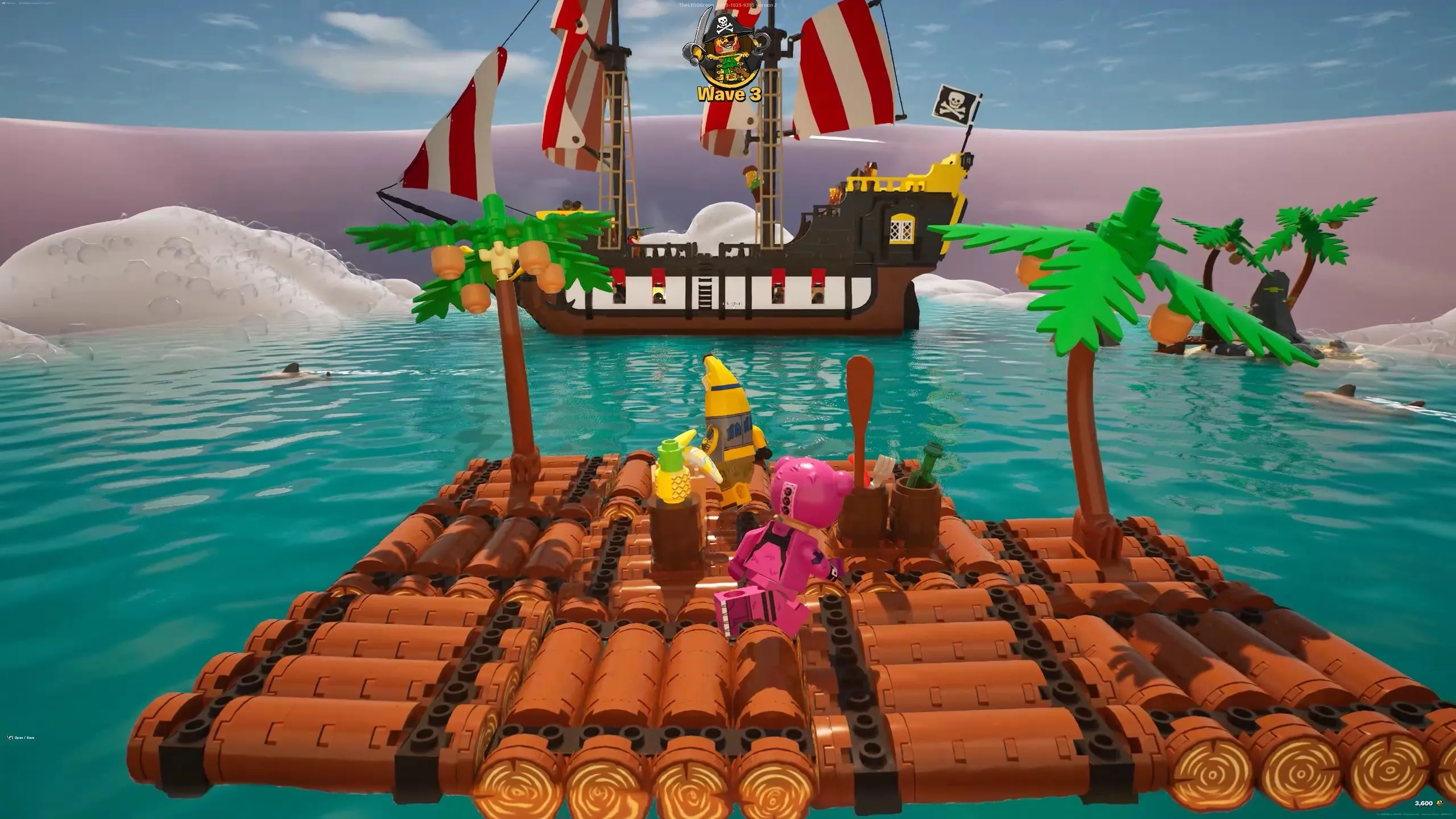 lego fortnite new islands raft survival obby fun
