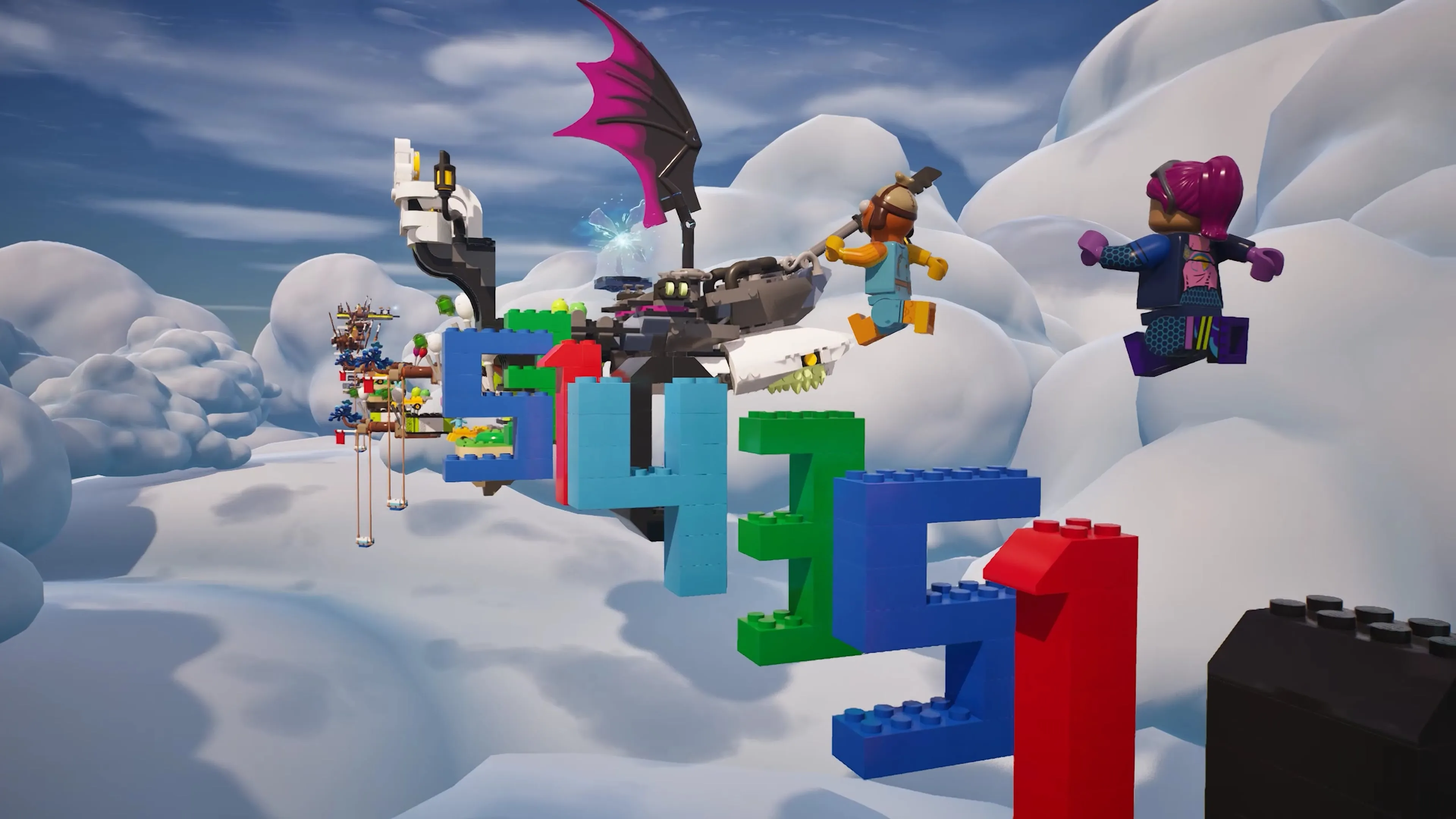 lego fortnite new islands raft survival obby fun