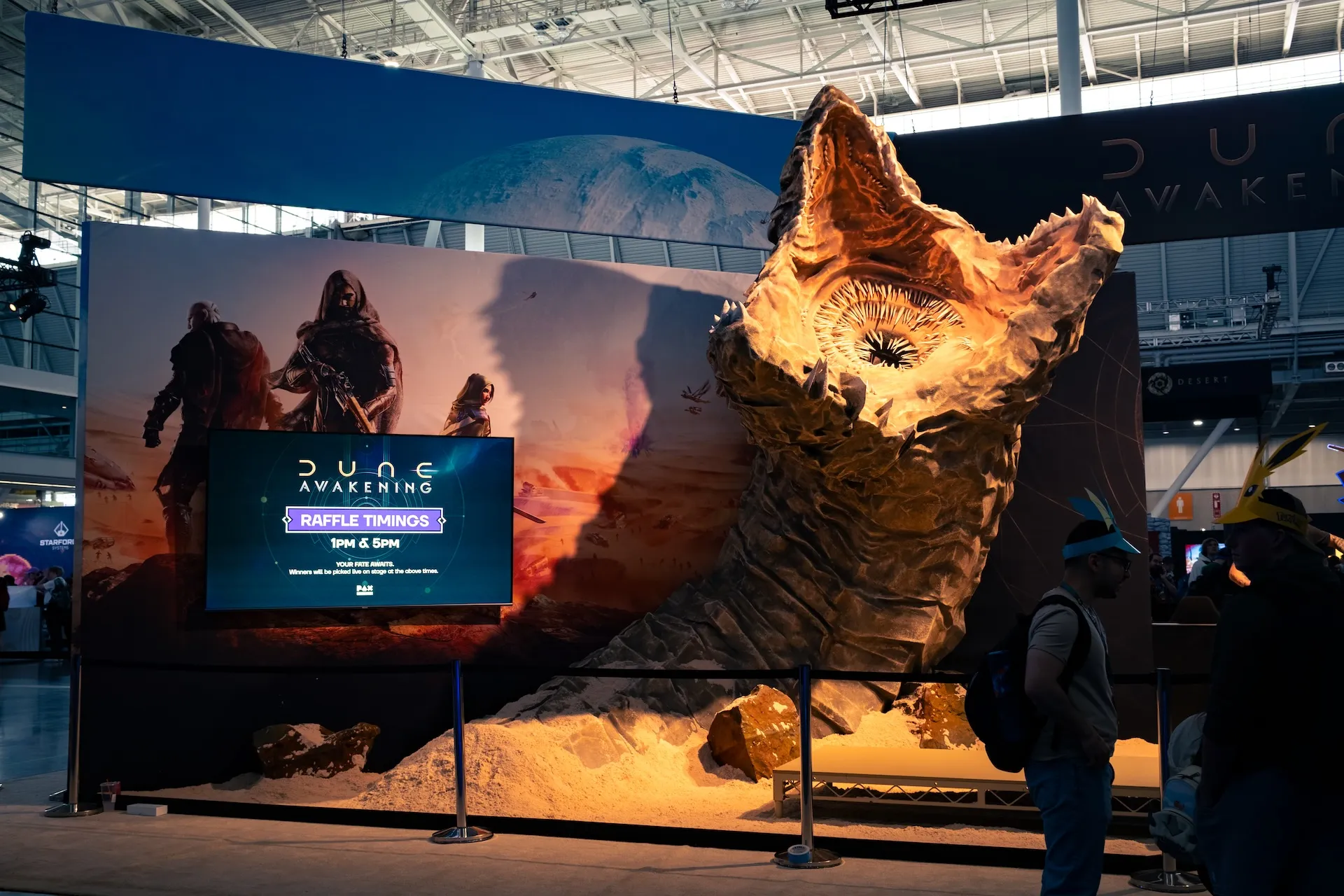 Dune: Awakening booth at PAX East 2025
