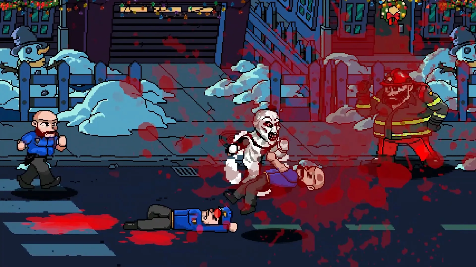Terrifier The ARTcade Game brutal gory horror beat 'em up release date November 21 John Cody Carpenter Clown