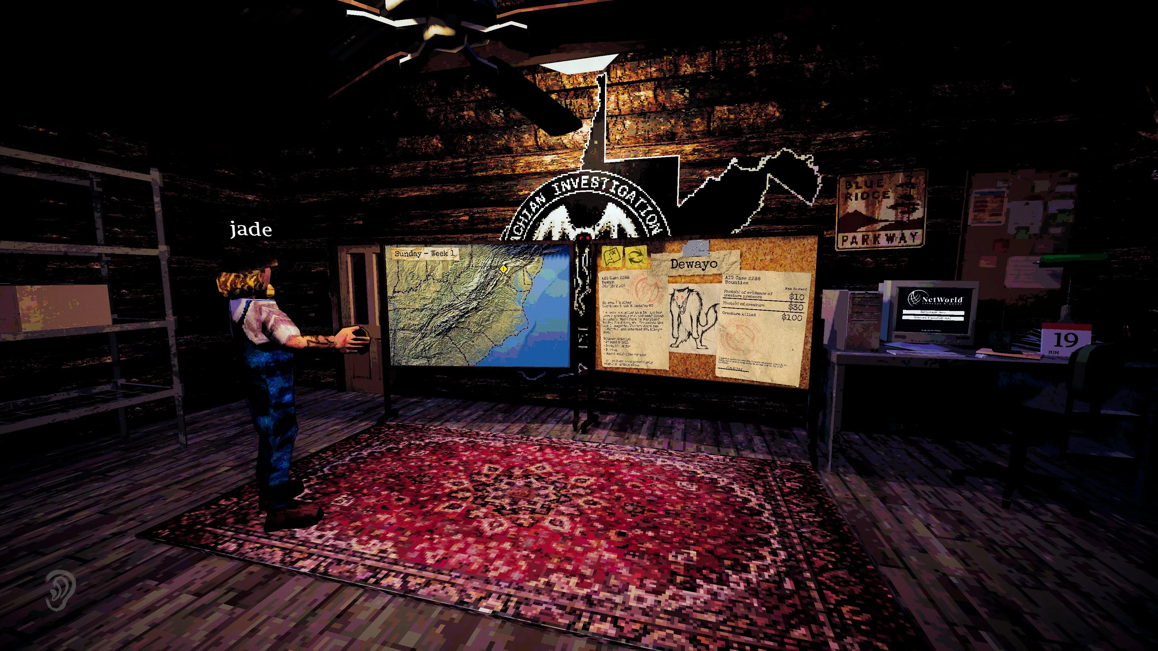 Blue Ridge Hunting Co-Op Adventure Action Horror Game Appalachian Mountains Six One Indie Publishing