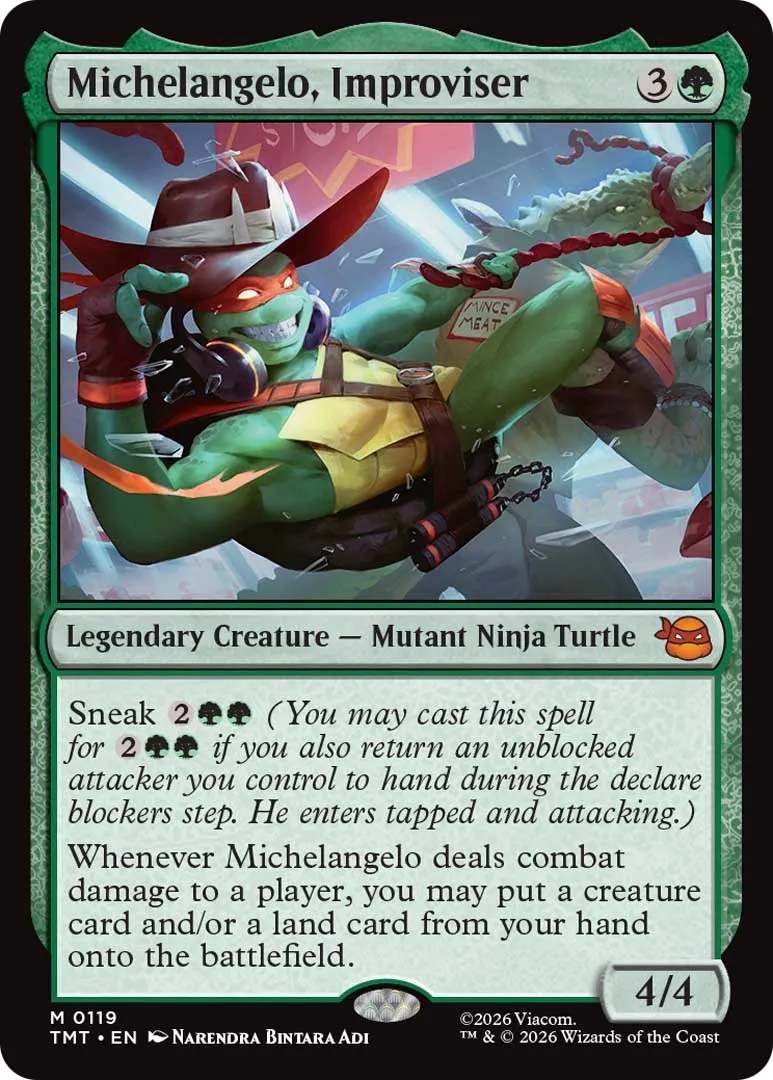 Magic the Gathering Teenage Mutant Ninja Turtles TMNT Set Commander Arena Standard